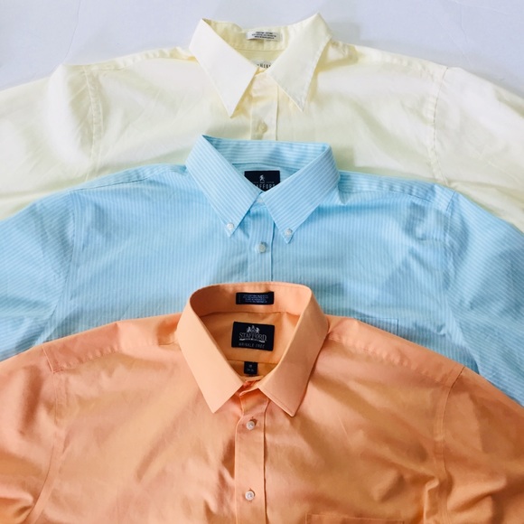 Bundle of 3 Long Sleeve Button Down Dress Shirts - Picture 3 of 7